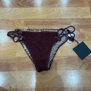 Acacia Swim Nusa Crochet Bottoms Size L